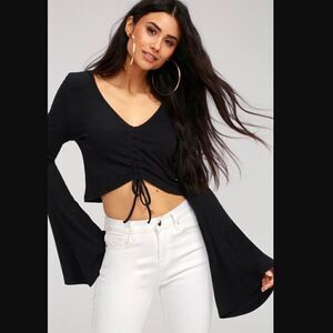 NWT Revolve x JACK by BB Dakota Leia Top in Black | size XS